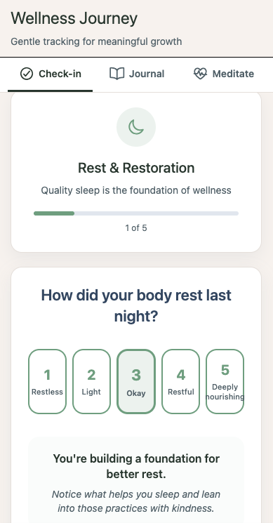 Check-In assessment
