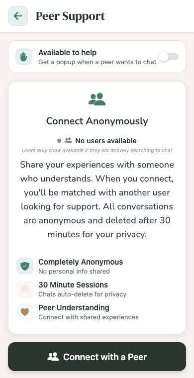 Peer chat